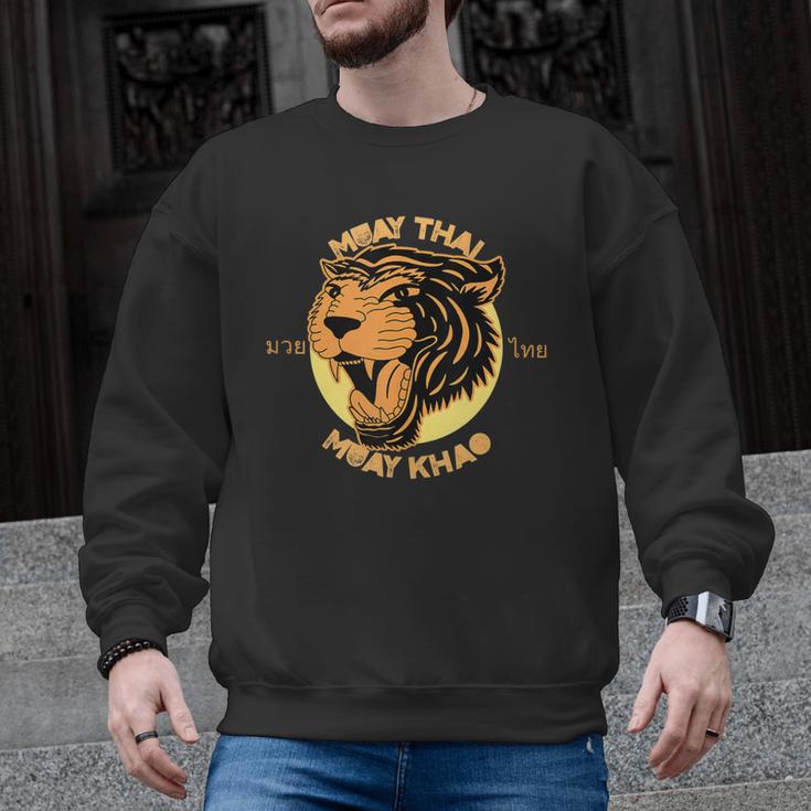 Muay Thai Muay Khao Kickboxing Men Graphic Sweatshirt