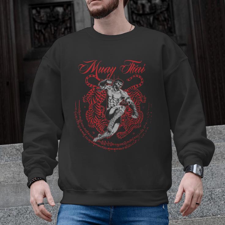 Muay Thai Kickboxing Martial Art Fighter Thai Boxing Men Graphic Sweatshirt, trending gift
