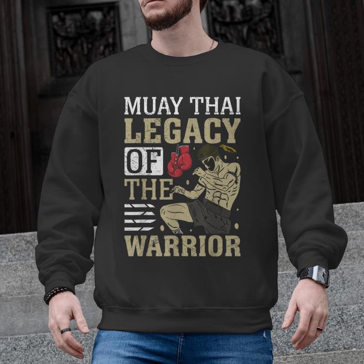 Muay Thai Legacy Of The Warrior Muay Thai Men Graphic Sweatshirt