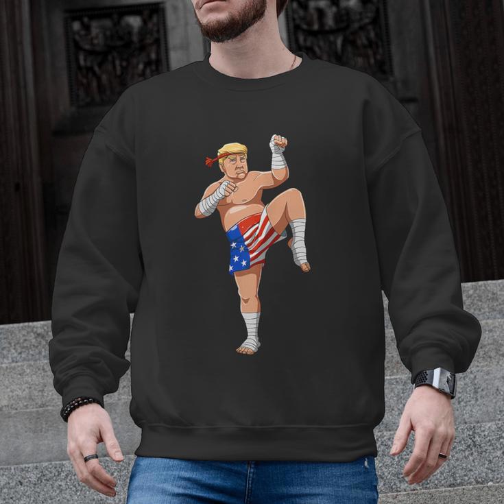 Muay Thai Trump Make Muay Thai Great Again Men Graphic Sweatshirt, trending gift Muay Thai Trump Make Muay Thai Great Again Men Graphic Sweatshirt, trending gift