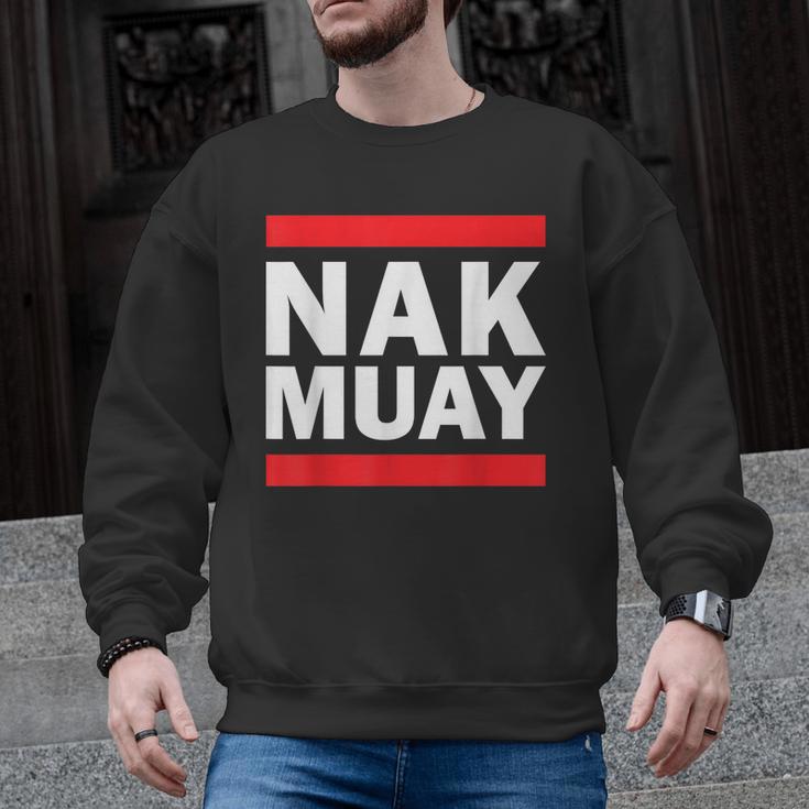 Nak Muay Thai Kickboxing MMA Men Graphic Sweatshirt