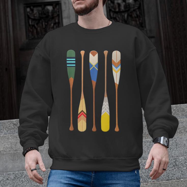 Paddle Canoe Men Graphic Sweatshirt