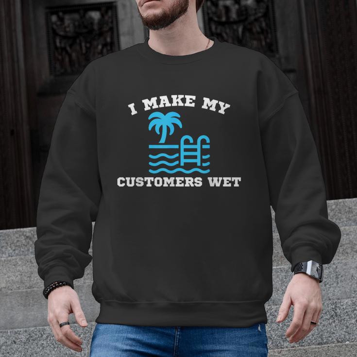 Pool Boy For Swimming Pool Service Guy Men Graphic Sweatshirt
