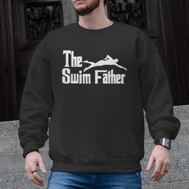 The Swim Father Swimming Dad Swimmer Men Graphic Sweatshirt