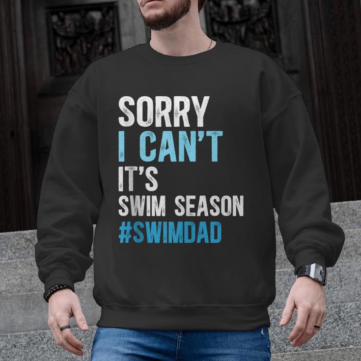 Swim Season Swim Dad Of A Swimmer Father Swimming Dad Men Graphic Sweatshirt