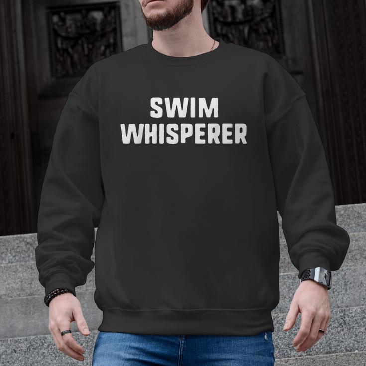 Swim Whisperer Swimming Coach Teacher Instructor Men Graphic Sweatshirt, trending gift