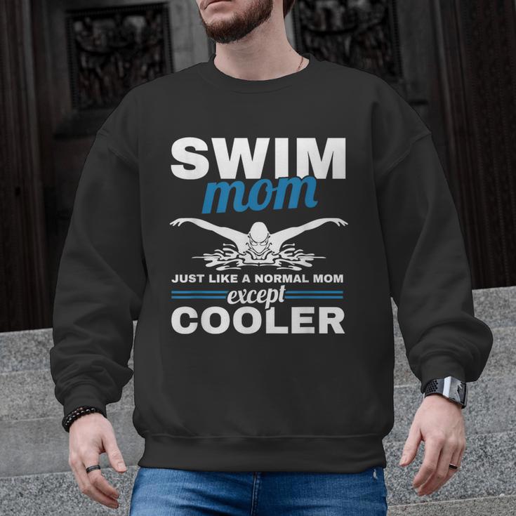 Swimmer Mother Swimming Women Swim Mom Like A Normal Mom Men Graphic Sweatshirt