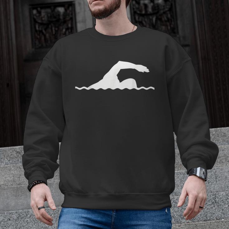 Swimming Float Men Graphic Sweatshirt