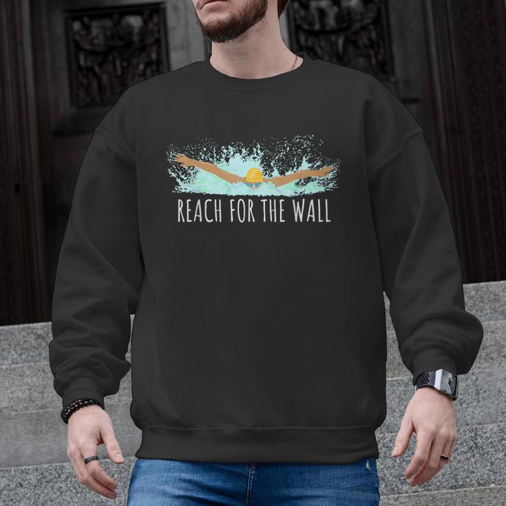 Swimming Swim Team Gear For a Swimmer Quote Saying Men Graphic Sweatshirt