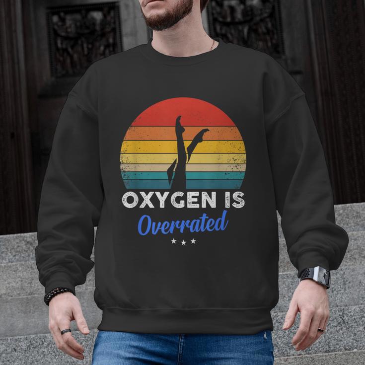 Synchronized Swimming Oxygen Is Overrated Men Graphic Sweatshirt