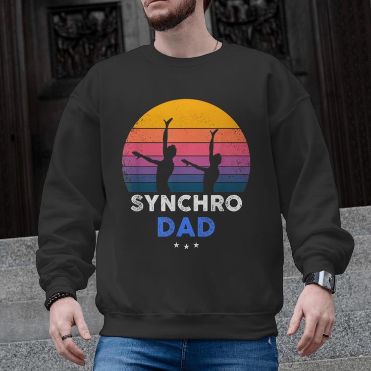 Synchronized Swimming Synchro Dad Men Graphic Sweatshirt