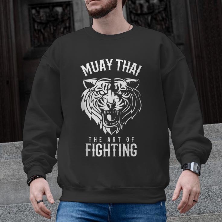 Tiger Muay Thai And Kickboxing Men Graphic Sweatshirt