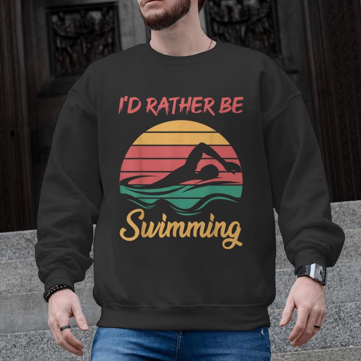 Water Rat Water Sports Hobby Swimming Club Swimming Men Graphic Sweatshirt