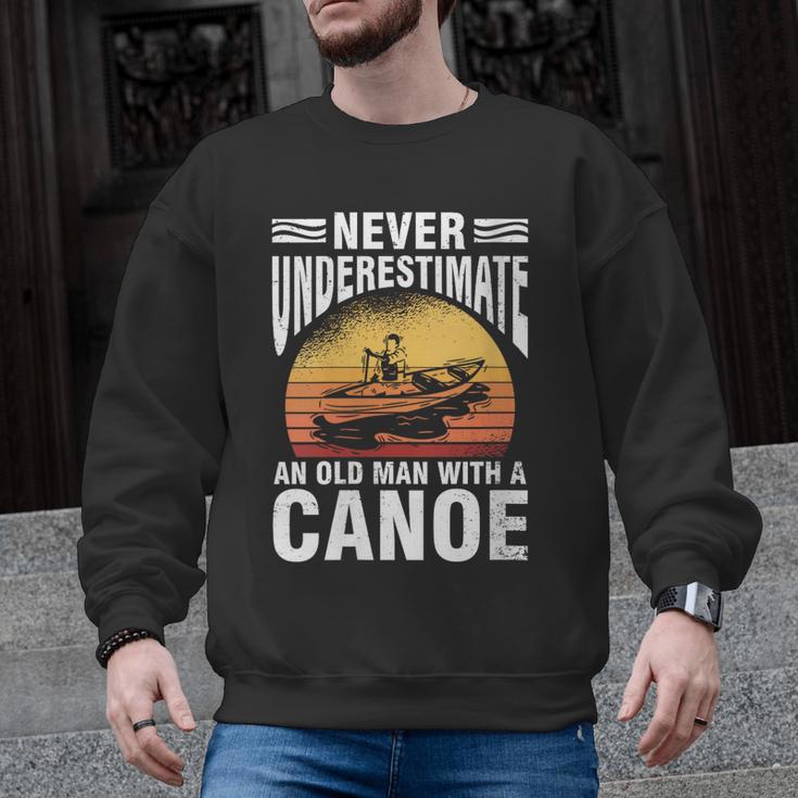 Women's Canoe Old Man Men Graphic Sweatshirt