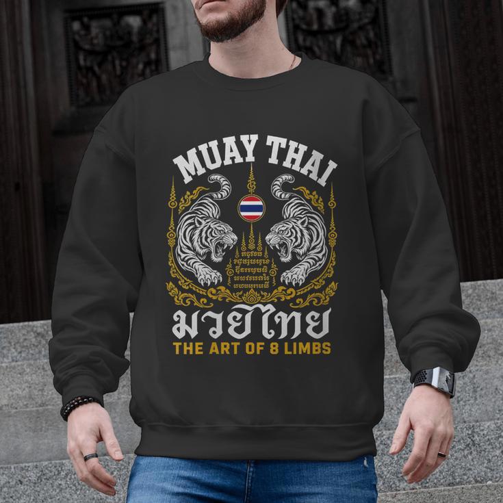 Women's Muay Thai The Art Of 8 Limbs Martial Arts Tigers Men Graphic Sweatshirt