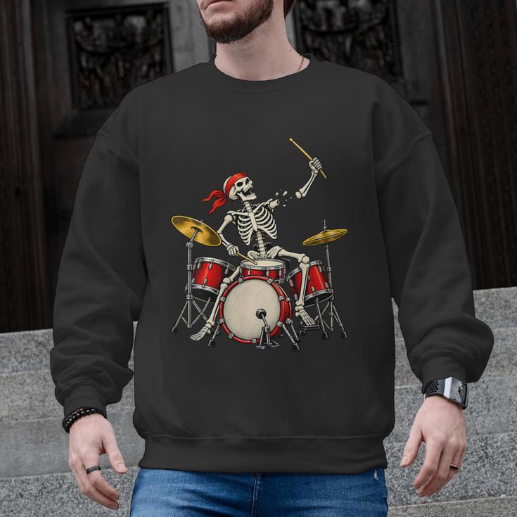 Women's Skeleton Drummer Skull Drum Kit Halloween Men Graphic Sweatshirt, trending gift Women's Skeleton Drummer Skull Drum Kit Halloween Men Graphic Sweatshirt, trending gift