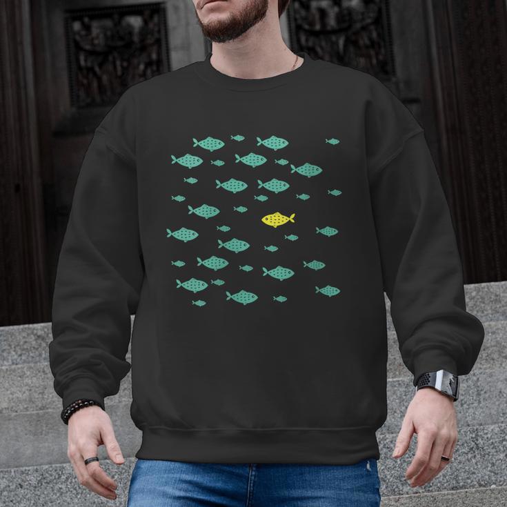 Women's Swimming Against The Current Motivational Inspiration Men Graphic Sweatshirt