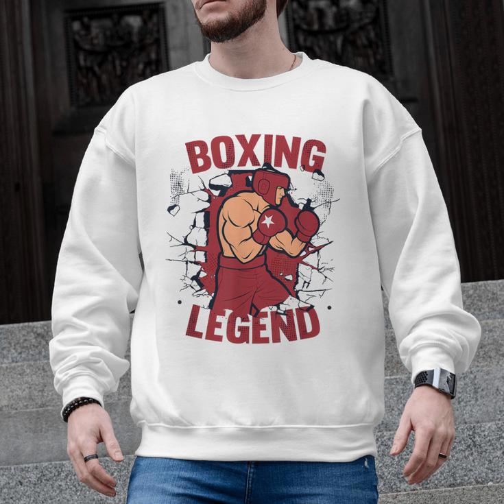 Boxing Legend Professional Boxer Muay Thai Boxing Men Graphic Sweatshirt