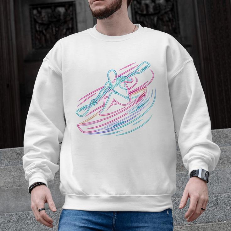 Canoe Canoeing Kayak Paddling Canoeist Men Graphic Sweatshirt