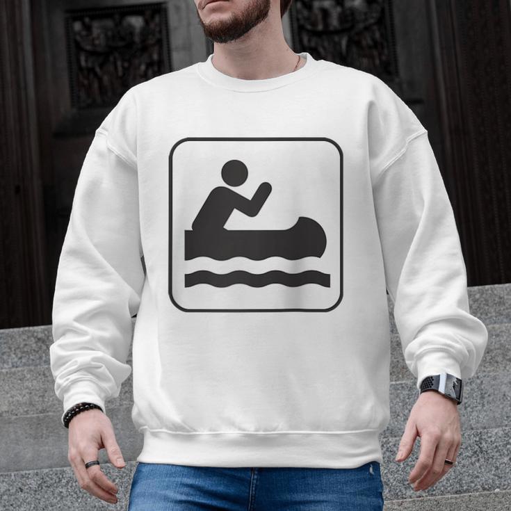 Cool Outdoor Water Sport Canoe Raglan Baseball Tee Men Graphic Sweatshirt