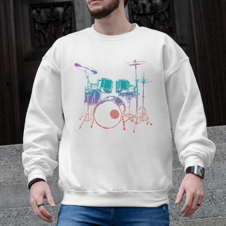 Drum Kit Drummer Graphic Men Graphic Sweatshirt