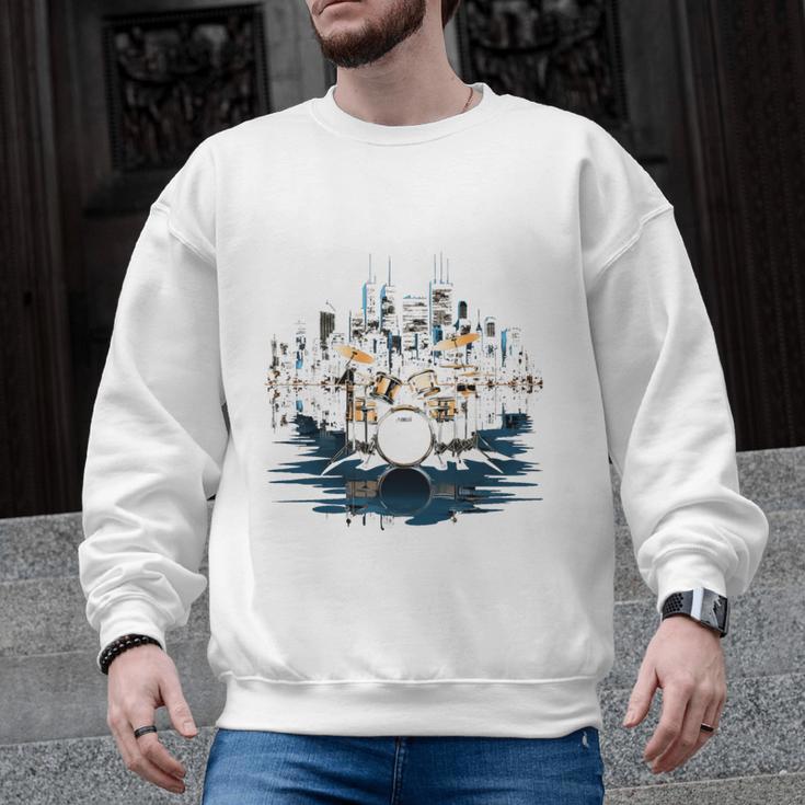 Drumset Drum Kit Music Drummer Drumming Men Graphic Sweatshirt