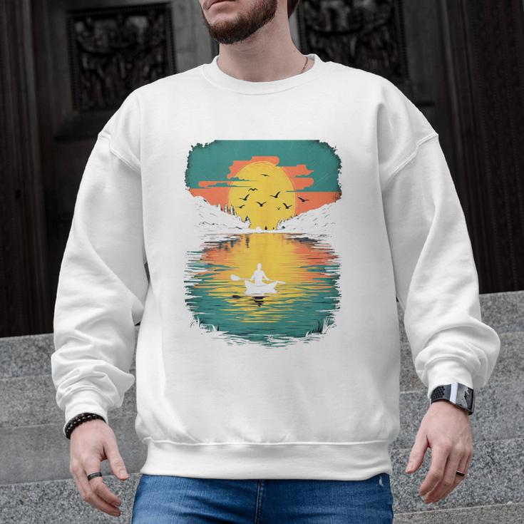 Kayak Kayak Canoe Lake Kayak Canoeing Sleeveless Men Graphic Sweatshirt