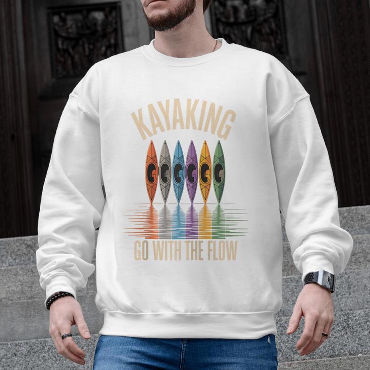 Kayak And Canoe Lake Fun Raglan Baseball Tee Men Graphic Sweatshirt