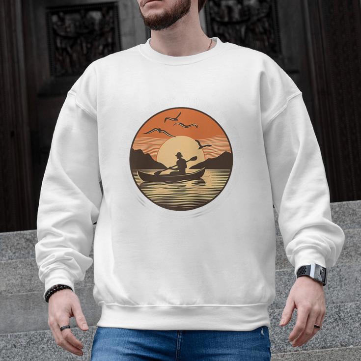 Kayak Kayaker Canoes-Boating Paddle-Life Canadier-Canoe Raglan Baseball Tee Men Graphic Sweatshirt