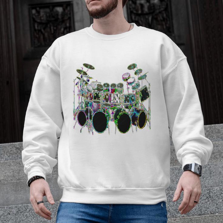 Large Drum Kit With Many Drums Men Graphic Sweatshirt, trending gift