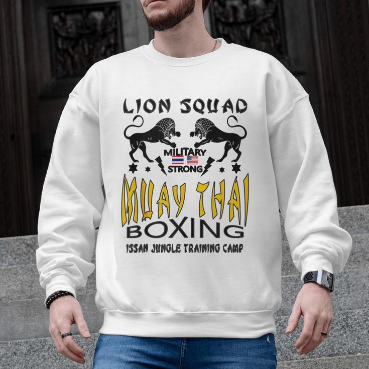 LION SQUAD THAILAND KICKBOXING MUAY THAI MMA TRAINING Men Graphic Sweatshirt