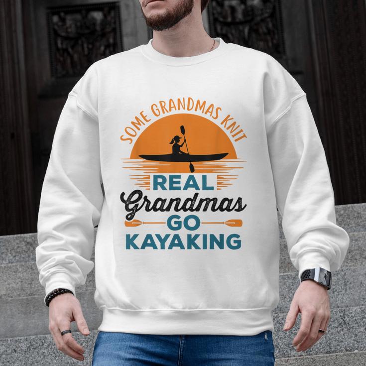 Real Grandmas Go Kayaking Yak Kayak Women Canoe Kayaker Men Graphic Sweatshirt