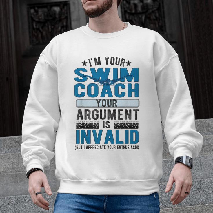 Swim Coach Swimming Coach Men Graphic Sweatshirt