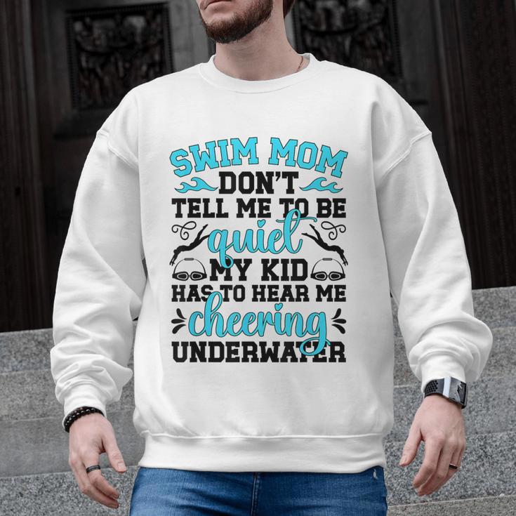 Swim Mom Swimming Mama Of A Swimmer Mom Swim Mother Men Graphic Sweatshirt