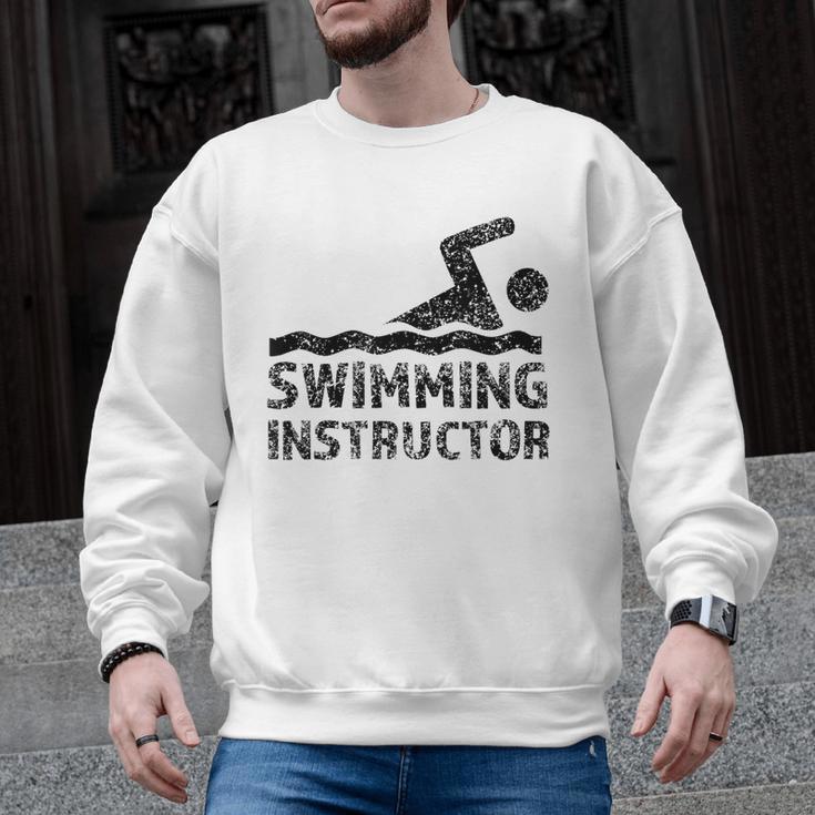 Swimming Instructor Lesson Swim Coach Men Graphic Sweatshirt
