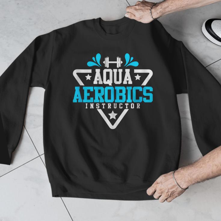 Aqua Aerobics Swimming Water Instructor Fitness Waterobics Men Graphic Sweatshirt