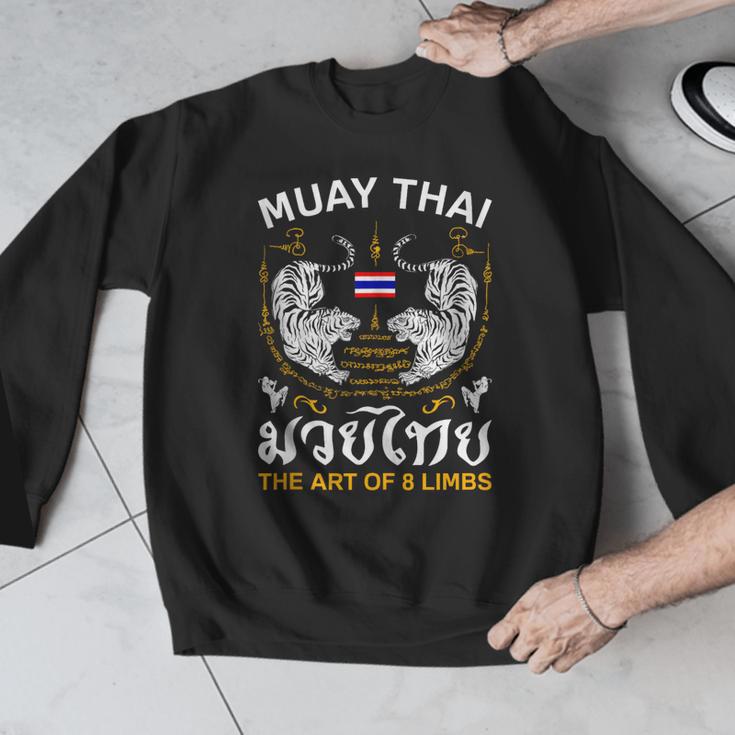 The Art Of 8 Limbs Sak Yant Tiger Muay Thai Men Graphic Sweatshirt