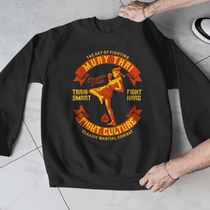 The Art Of Fighting Culture Muay Thai Men Graphic Sweatshirt
