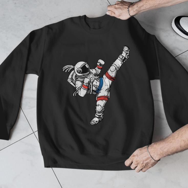 Astronaut Muay Thai Fighter Space Martial Arts Men Women Kid Men Graphic Sweatshirt Astronaut Muay Thai Fighter Space Martial Arts Men Women Kid Men Graphic Sweatshirt