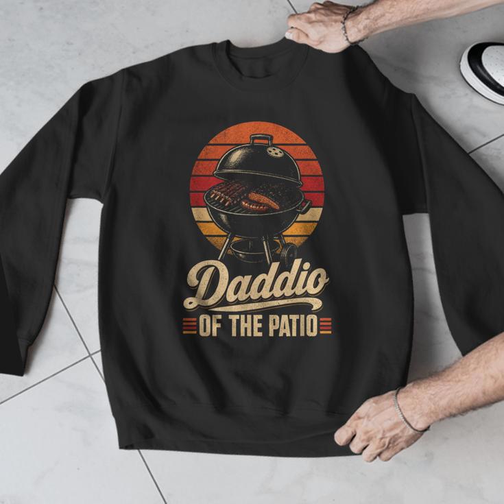 BBQ Dad Daddio Of The Patio Fathers Day Grilling Men Graphic Sweatshirt