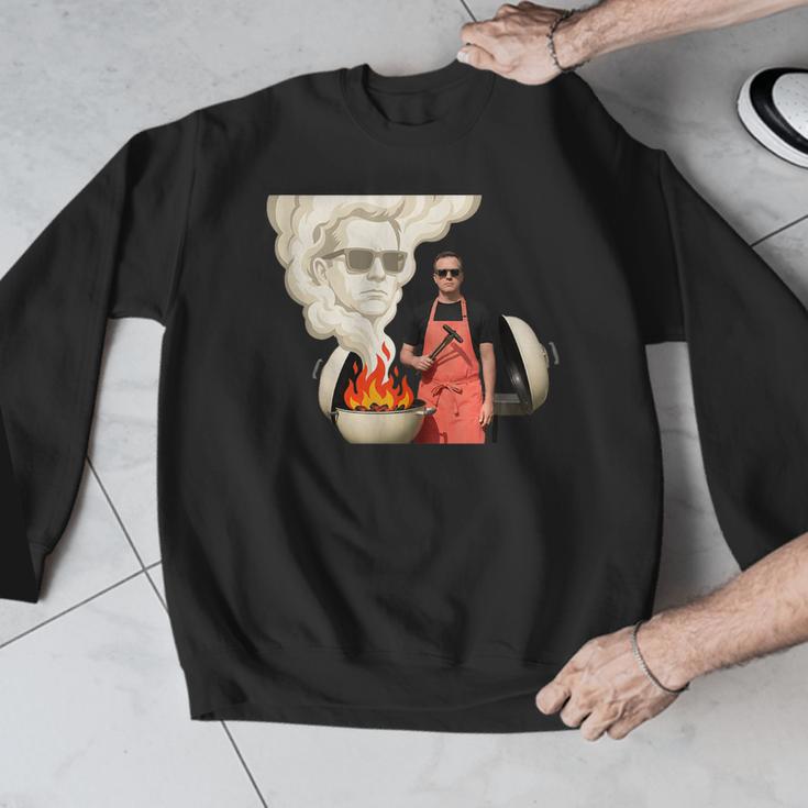 BBQ Dad Grilling Humor Men Backyard Men Graphic Sweatshirt