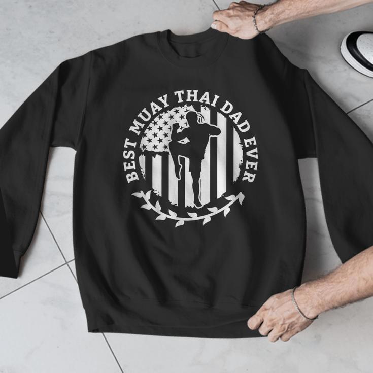 Best Muay Thai Dad Ever Martial Arts Fighter Men Graphic Sweatshirt Best Muay Thai Dad Ever Martial Arts Fighter Men Graphic Sweatshirt