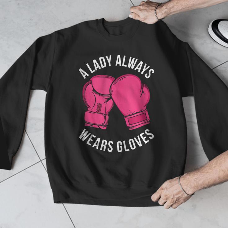 Boxing Gloves Muay Thai Women Girls Muay Thai Men Graphic Sweatshirt