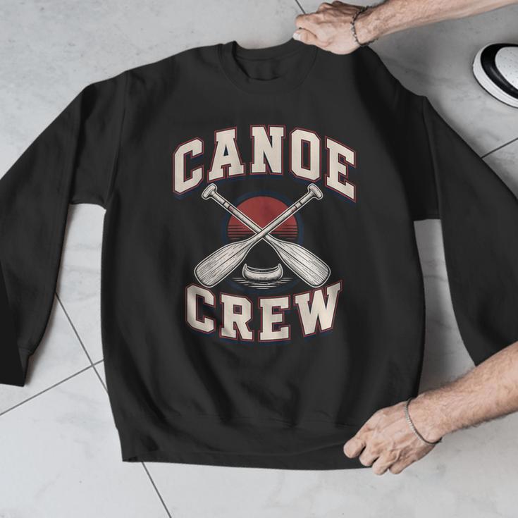 Canoe Crew Paddling Team Retro Graphic Men Graphic Sweatshirt Canoe Crew Paddling Team Retro Graphic Men Graphic Sweatshirt