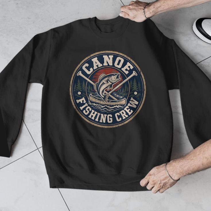 Canoe Fishing Crew Vintage Bass Paddles Men Graphic Sweatshirt Canoe Fishing Crew Vintage Bass Paddles Men Graphic Sweatshirt
