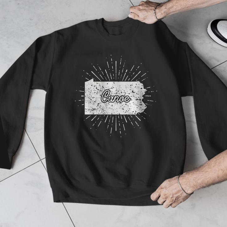 Canoe Pennsylvania Men Graphic Sweatshirt Canoe Pennsylvania Men Graphic Sweatshirt