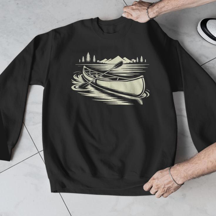 Canoe Tripper Loading Portage Pack First Light Men Graphic Sweatshirt