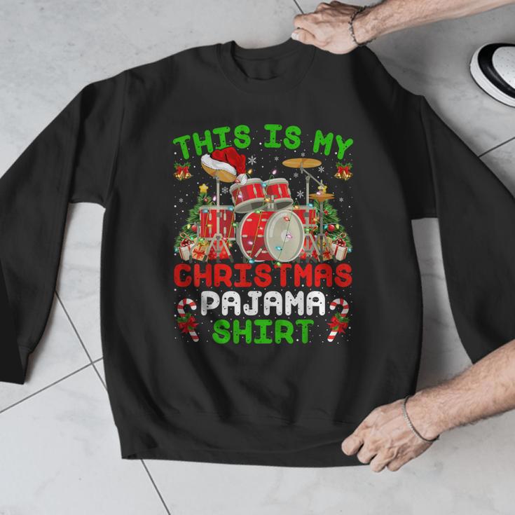 This Is My Christmas Pajama Shirt Drum Kit Christmas Men Graphic Sweatshirt This Is My Christmas Pajama Shirt Drum Kit Christmas Men Graphic Sweatshirt