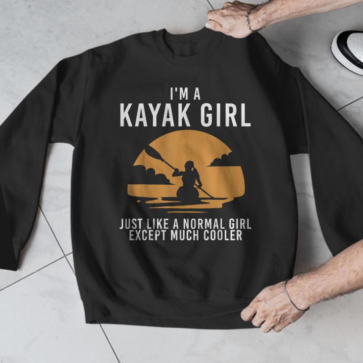 Cool Kayak For Women Girls Kayaker Canoe Kayaking Paddle Oar Men Graphic Sweatshirt