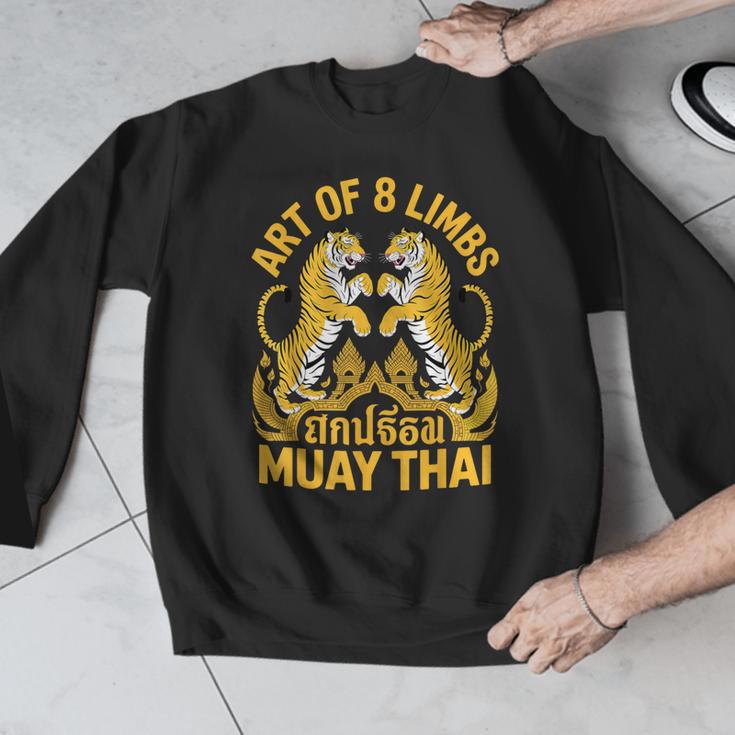 Cute Muay Thai Art For Men Women Kids Muay Thai Lovers Men Graphic Sweatshirt